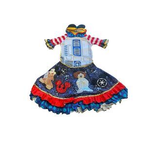 McKenzie Brooke Couture Disney Dress Star Wars Mickey Minnie Size 10 Kids‎